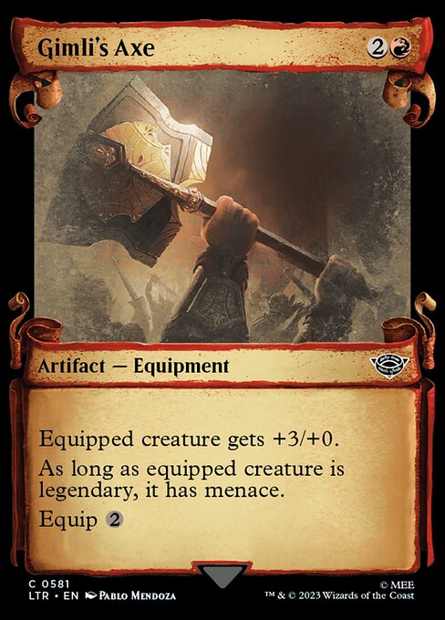 Magic the Gathering Card - Gimli's Axe - MTG Circle