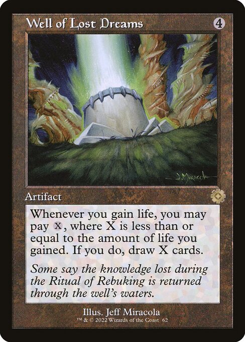 Magic the Gathering Card - Well of Lost Dreams - MTG Circle
