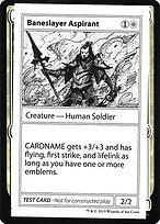 Magic the Gathering Card - Baneslayer Aspirant - MTG Circle