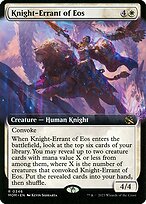 Magic the Gathering Card - Knight-Errant of Eos - MTG Circle
