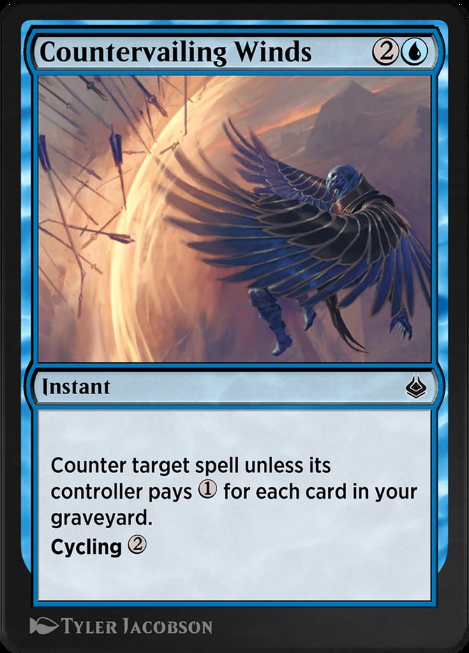 Magic the Gathering Card - Countervailing Winds - MTG Circle