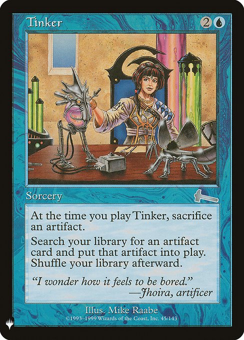 Magic the Gathering Card - Tinker - MTG Circle