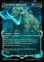 Magic the Gathering Card - Craterhoof Behemoth - MTG Circle