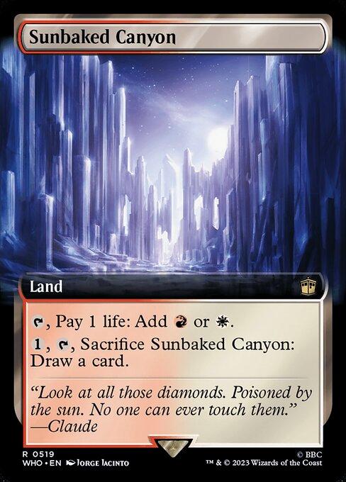 Magic the Gathering Card - Sunbaked Canyon - MTG Circle