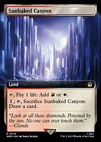 Magic the Gathering Card - Sunbaked Canyon - MTG Circle