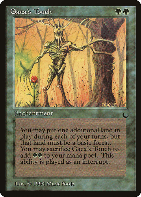 Magic the Gathering Card - Gaea's Touch - MTG Circle