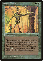 Magic the Gathering Card - Gaea's Touch - MTG Circle
