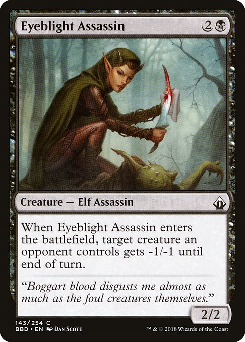 Magic the Gathering Card - Eyeblight Assassin - MTG Circle