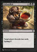 Magic the Gathering Card - Unburden - MTG Circle