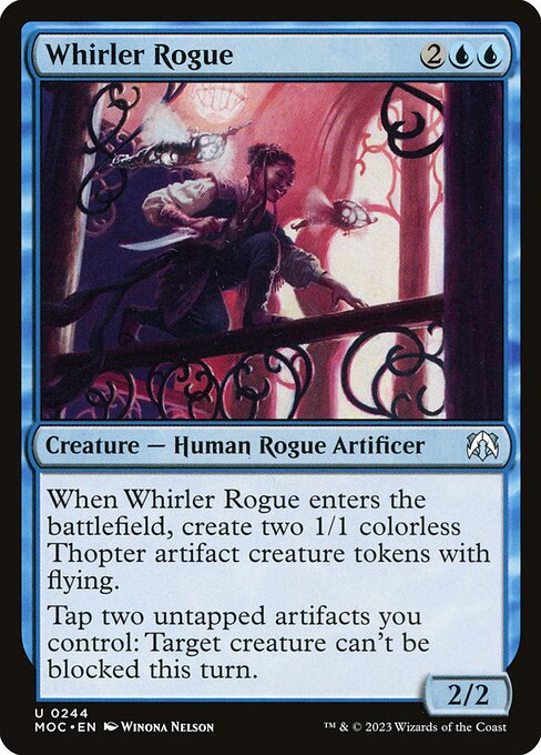 Magic the Gathering Card - Whirler Rogue - MTG Circle