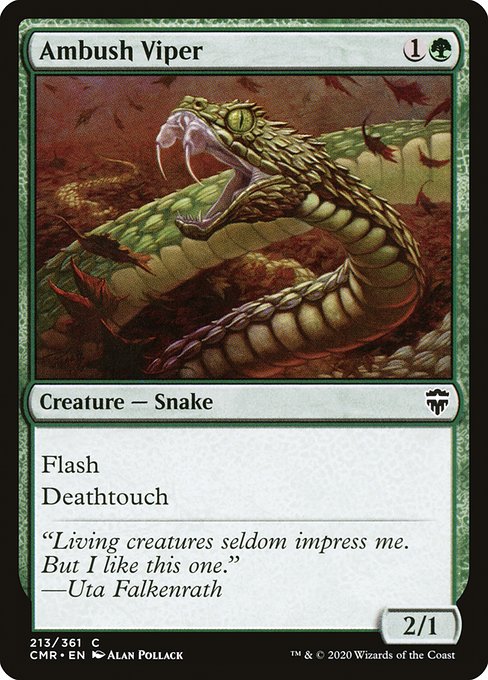 Magic the Gathering Card - Ambush Viper - MTG Circle