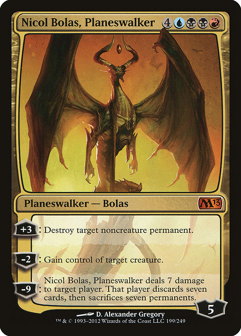 Magic the Gathering Card - Nicol Bolas, Planeswalker - MTG Circle