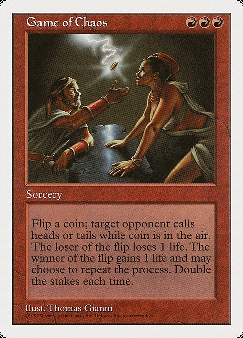 Magic the Gathering Card - Game of Chaos - MTG Circle
