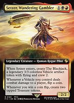 Magic the Gathering Card - Setzer, Wandering Gambler - MTG Circle