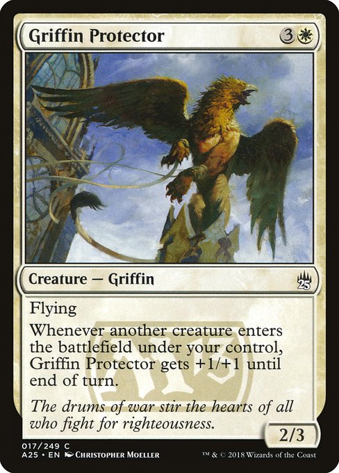 Magic the Gathering Card - Griffin Protector - MTG Circle