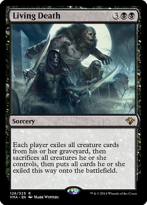 Magic the Gathering Card - Living Death - MTG Circle