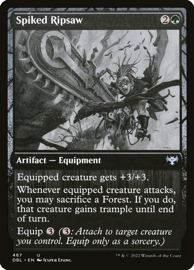 Magic the Gathering Card - Spiked Ripsaw - MTG Circle