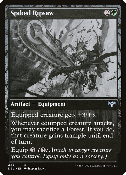 Magic the Gathering Card - Spiked Ripsaw - MTG Circle