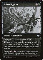 Magic the Gathering Card - Spiked Ripsaw - MTG Circle