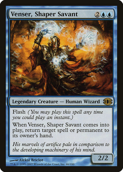 Magic the Gathering Card - Venser, Shaper Savant - MTG Circle