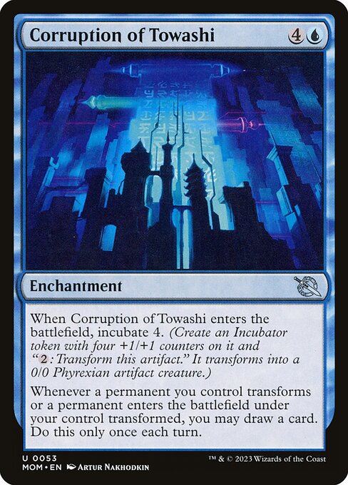 Magic the Gathering Card - Corruption of Towashi - MTG Circle