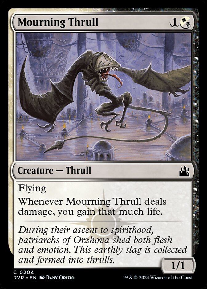 Magic the Gathering Card - Mourning Thrull - MTG Circle