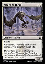 Magic the Gathering Card - Mourning Thrull - MTG Circle