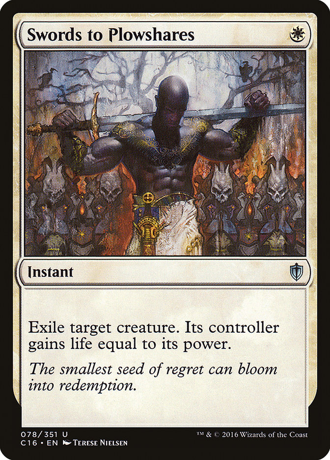 Magic the Gathering Card - Swords to Plowshares - MTG Circle