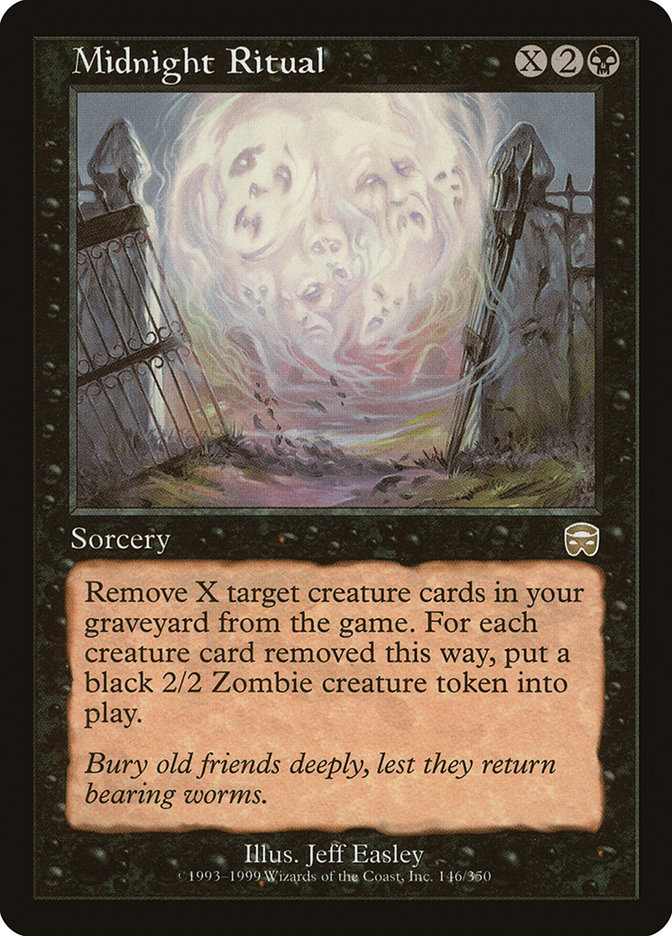 Magic the Gathering Card - Midnight Ritual - MTG Circle
