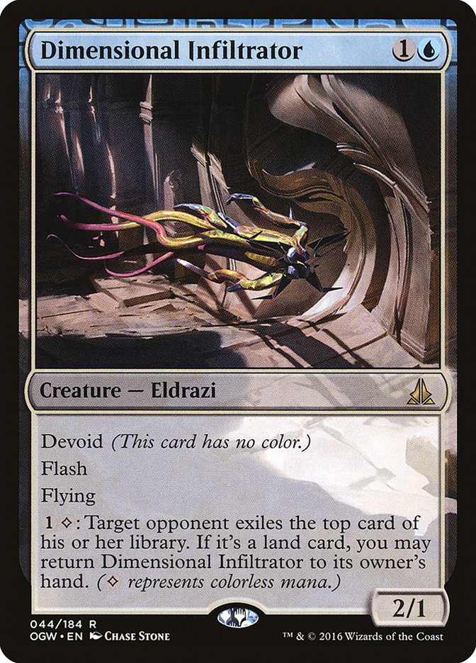 Magic the Gathering Card - Dimensional Infiltrator - MTG Circle