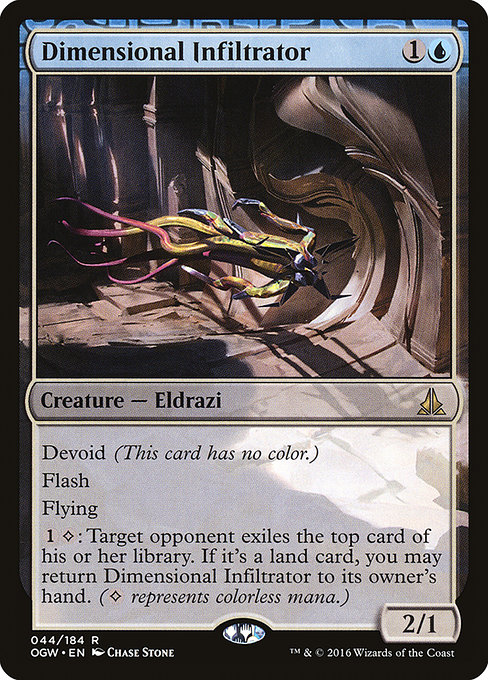 Magic the Gathering Card - Dimensional Infiltrator - MTG Circle
