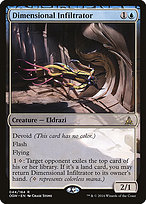 Magic the Gathering Card - Dimensional Infiltrator - MTG Circle