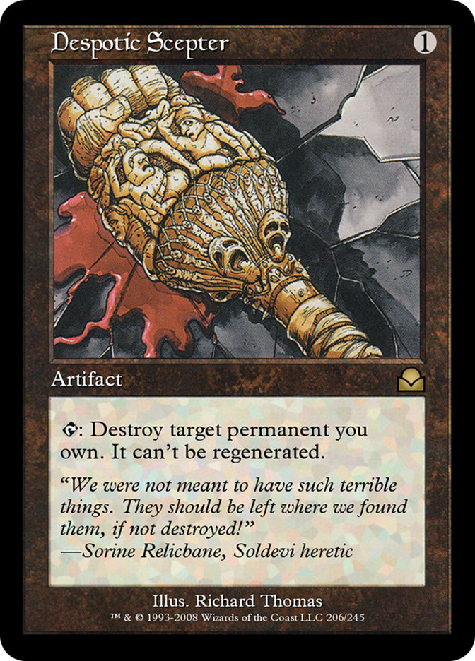 Magic the Gathering Card - Despotic Scepter - MTG Circle