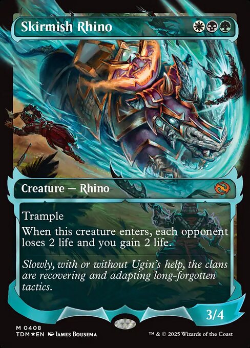 Magic the Gathering Card - Skirmish Rhino - MTG Circle
