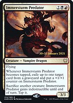 Magic the Gathering Card - Immersturm Predator - MTG Circle