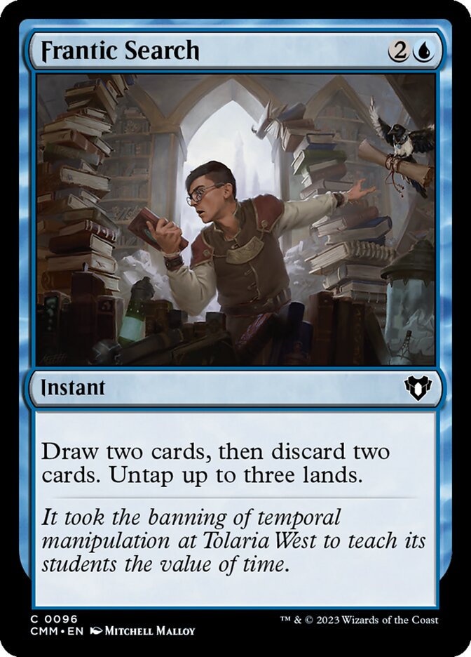 Magic the Gathering Card - Frantic Search - MTG Circle