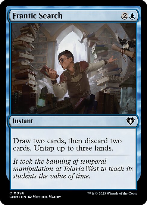 Magic the Gathering Card - Frantic Search - MTG Circle