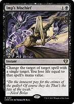 Magic the Gathering Card - Imp's Mischief - MTG Circle