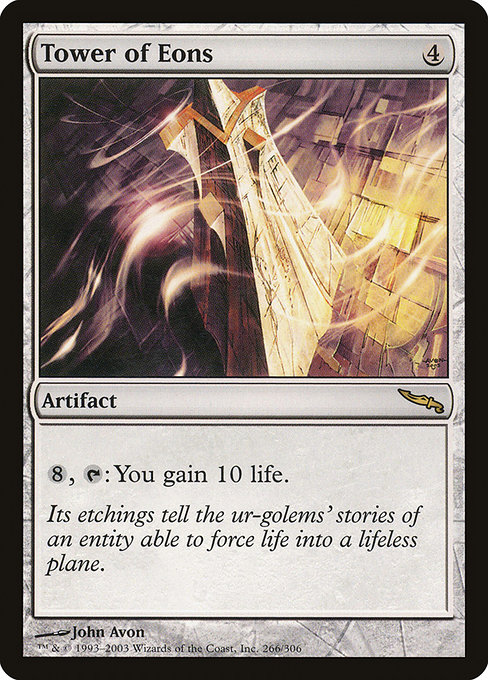 Magic the Gathering Card - Tower of Eons - MTG Circle