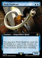 Magic the Gathering Card - Flesh Duplicate - MTG Circle