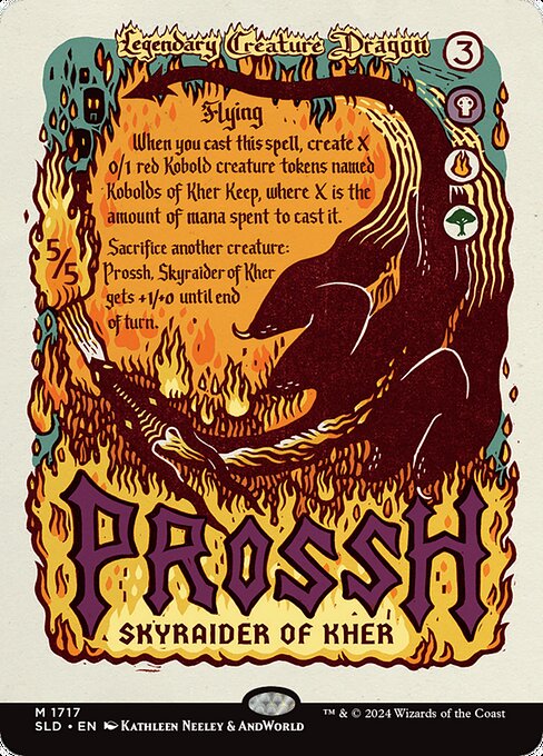 Magic the Gathering Card - Prossh, Skyraider of Kher - MTG Circle