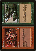 Magic the Gathering Card - Assault // Battery - MTG Circle