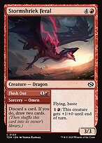 Magic the Gathering Card - Stormshriek Feral // Flush Out - MTG Circle