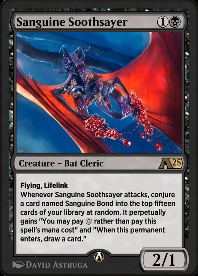 Magic the Gathering Card - Sanguine Soothsayer - MTG Circle