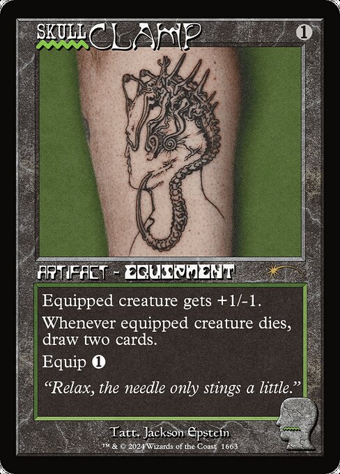 Magic the Gathering Card - Skullclamp - MTG Circle