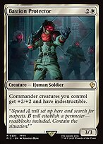 Magic the Gathering Card - Bastion Protector - MTG Circle