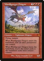 Magic the Gathering Card - Worldgorger Dragon - MTG Circle