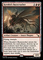 Magic the Gathering Card - Krenko's Buzzcrusher - MTG Circle