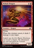 Magic the Gathering Card - Nebula Dragon - MTG Circle