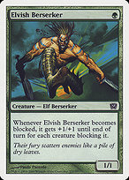 Magic the Gathering Card - Elvish Berserker - MTG Circle